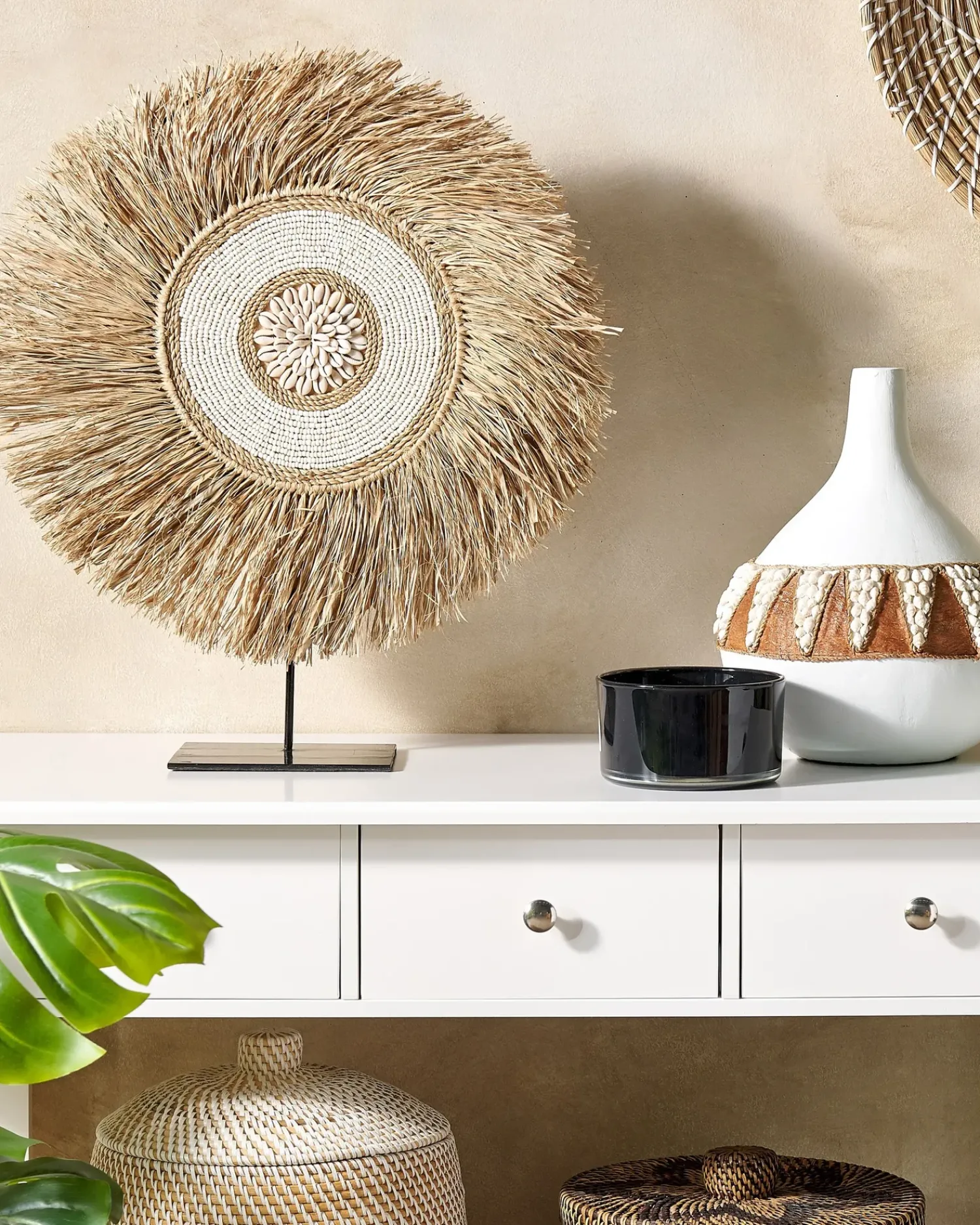 Discount Beliani Accessorio decorativo ACEH Naturale Bianco Naturale