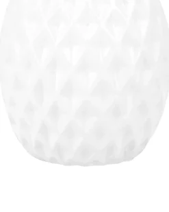 Beliani Accessorio decorativo Ananas TYANA Ceramica Bianco