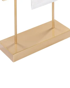 Outlet Beliani Accessorio decorativo BORON Metallo Oro Bianco Oro