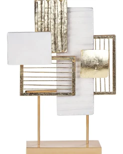 Outlet Beliani Accessorio decorativo BORON Metallo Oro Bianco Oro