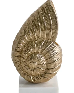 Sale Beliani Accessorio decorativo Conchiglia TULJE Metallo Oro Bianco Oro