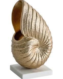 Sale Beliani Accessorio decorativo Conchiglia TULJE Metallo Oro Bianco Oro