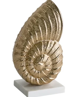 Sale Beliani Accessorio decorativo Conchiglia TULJE Metallo Oro Bianco Oro