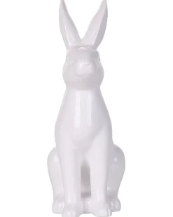 Discount Beliani Accessorio decorativo Coniglio RUCA Ceramica Bianco