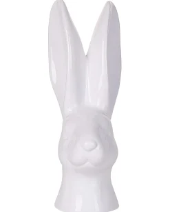 Best Beliani Accessorio decorativo Coniglio GUERANDE Ceramica Bianco