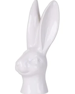 Best Beliani Accessorio decorativo Coniglio GUERANDE Ceramica Bianco