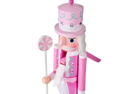 Online Beliani Accessorio decorativo DALALVEN Schiaccianoci 50 cm Rosa Bianco Rosa Verde