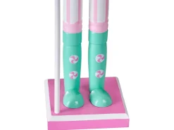 Online Beliani Accessorio decorativo DALALVEN Schiaccianoci 50 cm Rosa Bianco Rosa Verde