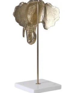 Discount Beliani Accessorio decorativo Elefante KASO Metallo Oro
