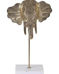 Discount Beliani Accessorio decorativo Elefante KASO Metallo Oro