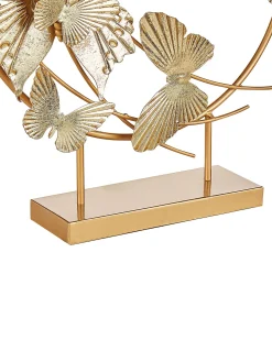 New Beliani Accessorio decorativo Farfalla BERYLLIUM Metallo Oro