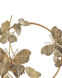 New Beliani Accessorio decorativo Farfalla BERYLLIUM Metallo Oro
