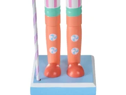 New Beliani Accessorio decorativo HARKAN Schiaccianoci 50 cm Blu Arancione Bianco Rosa Blu