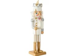Clearance Beliani Accessorio decorativo LJUNGAN Schiaccianoci 37 cm Bianco Bianco Oro