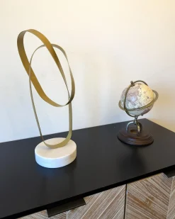 Beliani Accessorio decorativo MILTON Metallo Oro Bianco Oro