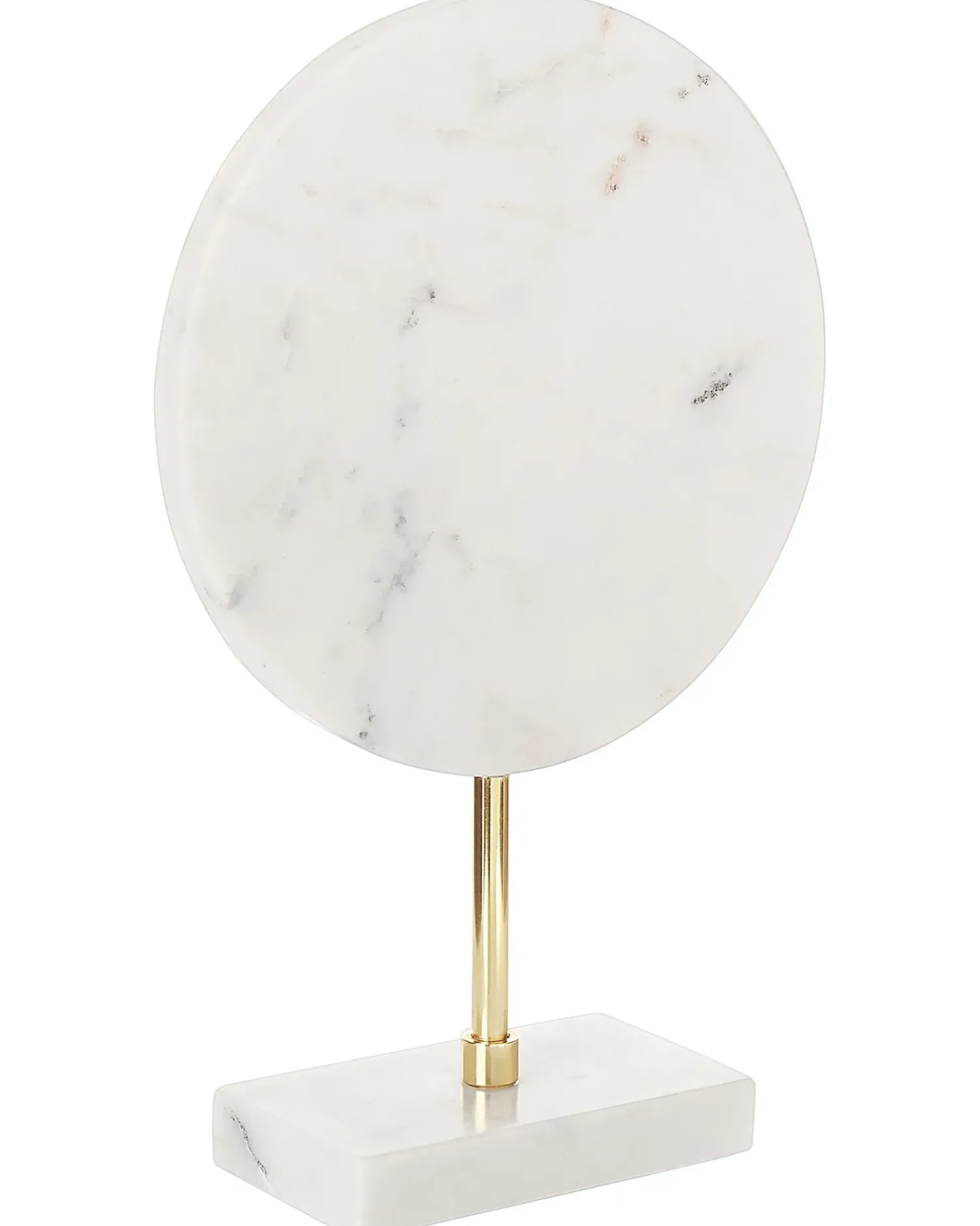 Hot Beliani Accessorio decorativo RETHIMNO Pietra Bianco Bianco Oro