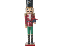 Clearance Beliani Accessorio decorativo RODSJON Schiaccianoci 50 cm Rosso Rosso Nero Verde