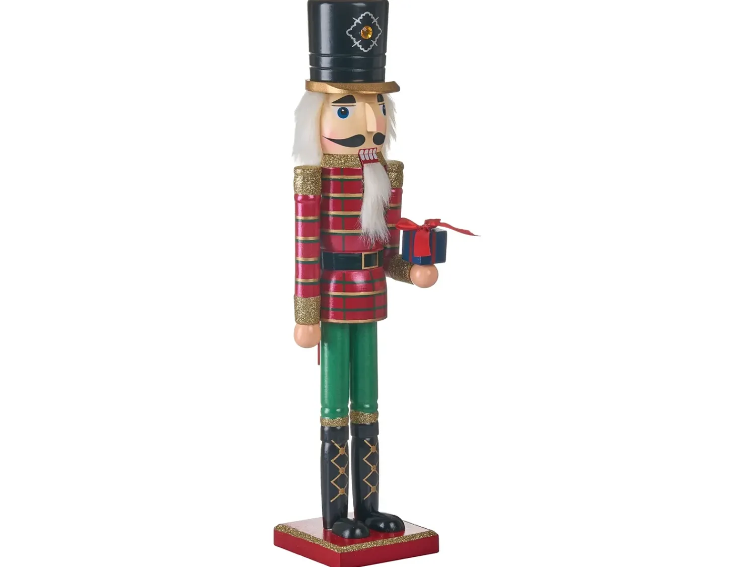 Clearance Beliani Accessorio decorativo RODSJON Schiaccianoci 50 cm Rosso Rosso Nero Verde
