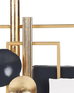 Discount Beliani Accessorio decorativo SULFUR Metallo Oro Bianco Oro Nero
