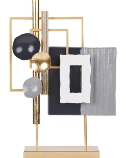 Discount Beliani Accessorio decorativo SULFUR Metallo Oro Bianco Oro Nero