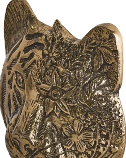 New Beliani Accessorio decorativo Tigre BROVA Metallo Oro Bianco Oro