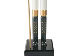 New Beliani Accessorio decorativo TROSAAN Schiaccianoci 90 cm Rosa Bianco Oro Rosa Nero