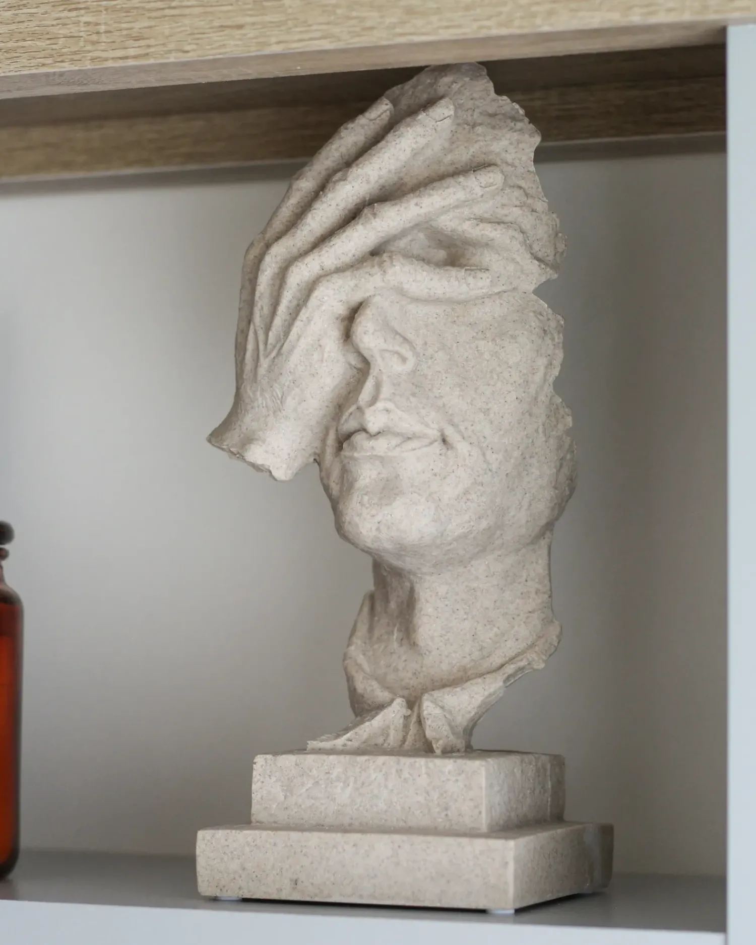 Sale Beliani Accessorio decorativo Volto PUUMALA Grigio