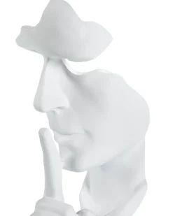 Discount Beliani Accessorio decorativo Volto RAAHE Bianco
