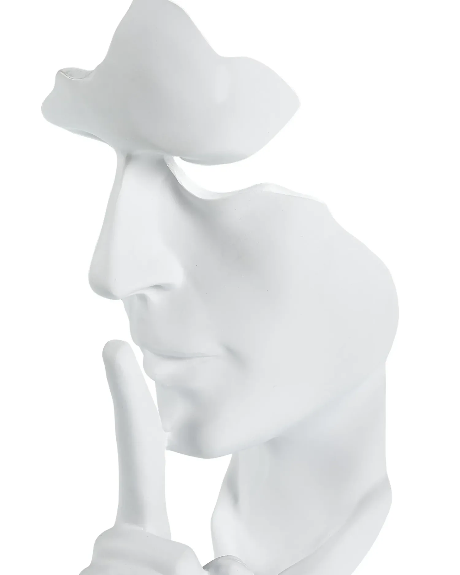 Discount Beliani Accessorio decorativo Volto RAAHE Bianco