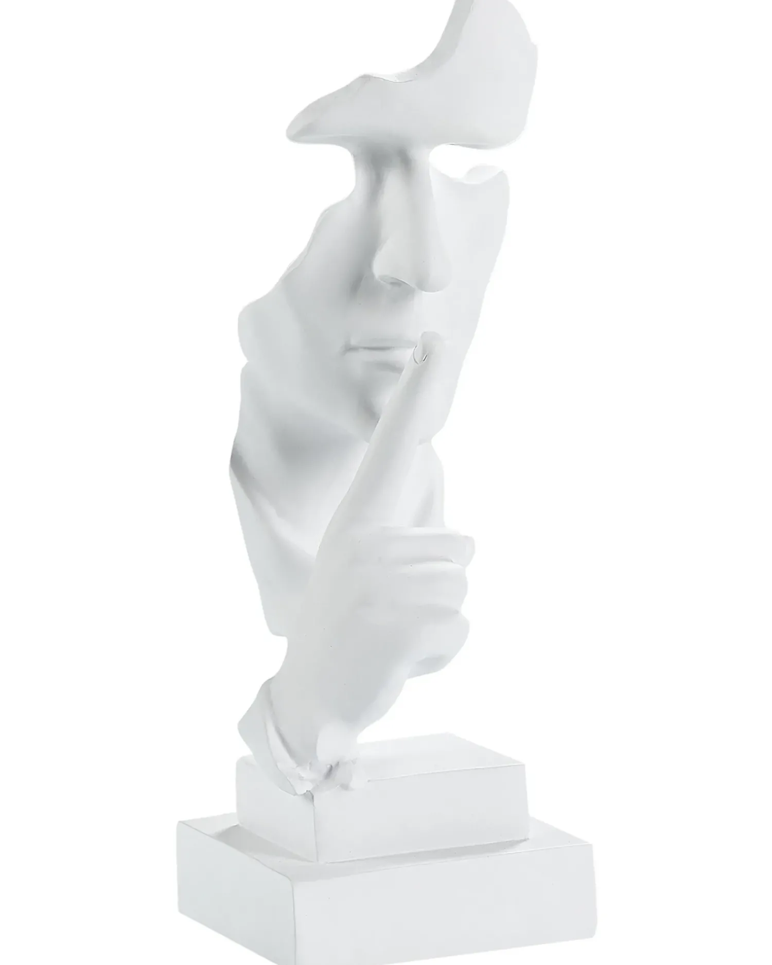 Discount Beliani Accessorio decorativo Volto RAAHE Bianco