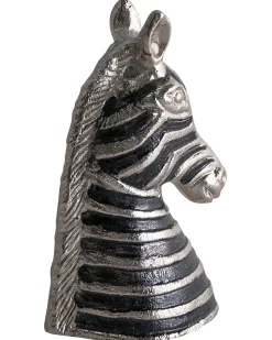 Hot Beliani Accessorio decorativo Zebra ZAGORA Metallo Nero/Argento Argento Nero