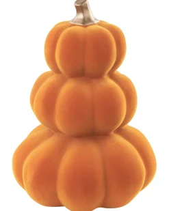 Best Beliani Accessorio decorativo Zucca KALAMATA Velluto Arancione Arancione Oro