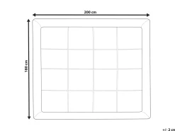 Clearance Beliani AIZKORRI 180 x 200 cm Bianco