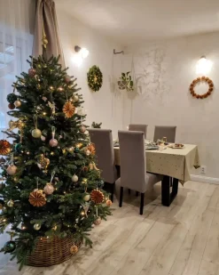 Beliani Albero di Natale artificiale HUXLEY Verde