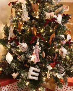 Clearance Beliani Albero di Natale artificiale LED PALOMAR Verde scuro Nero Verde