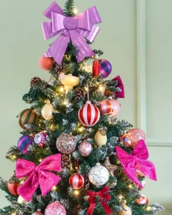 Clearance Beliani Albero di Natale artificiale LED PALOMAR Verde scuro Nero Verde