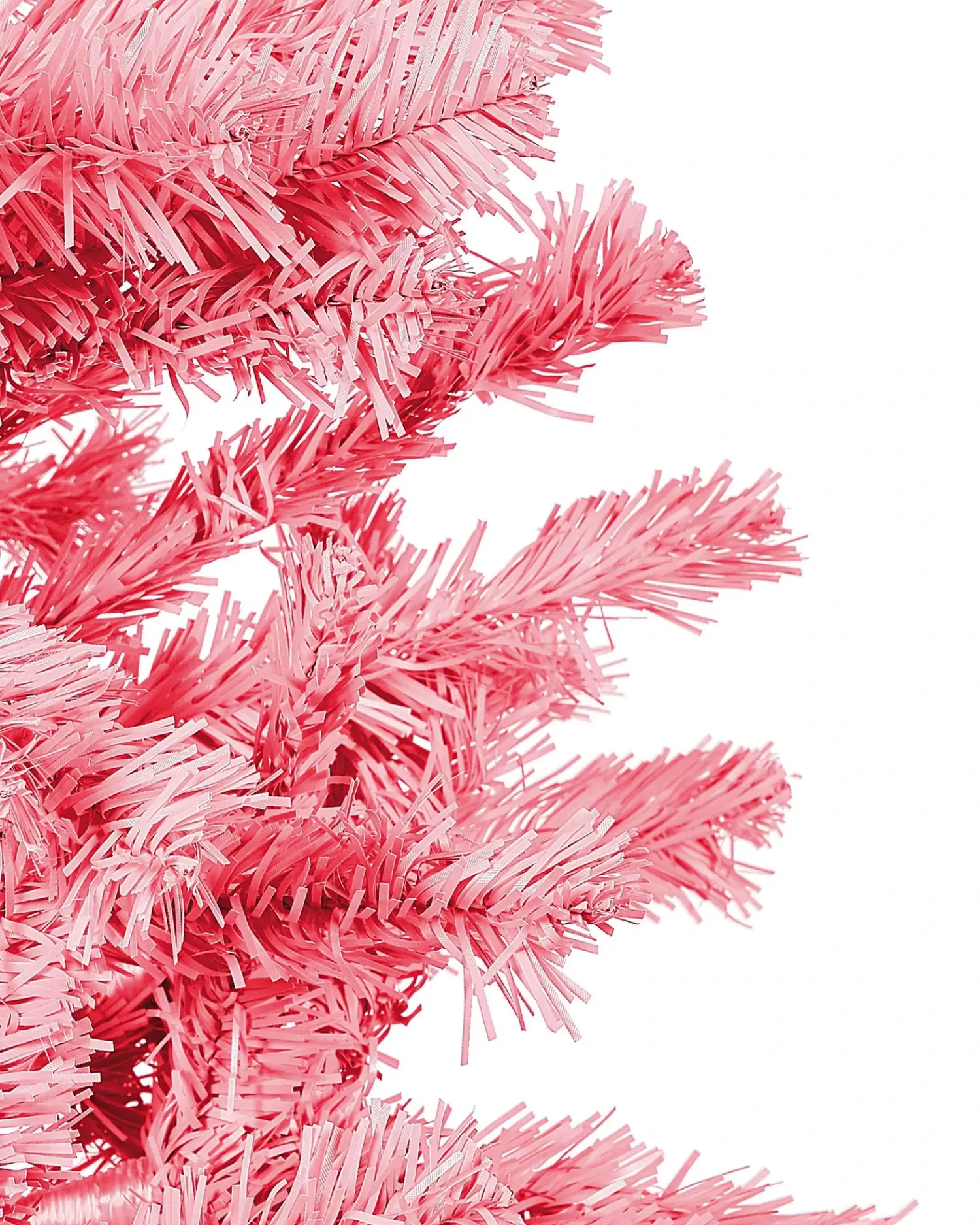 New Beliani Albero di Natale artificiale FARNHAM Rosa