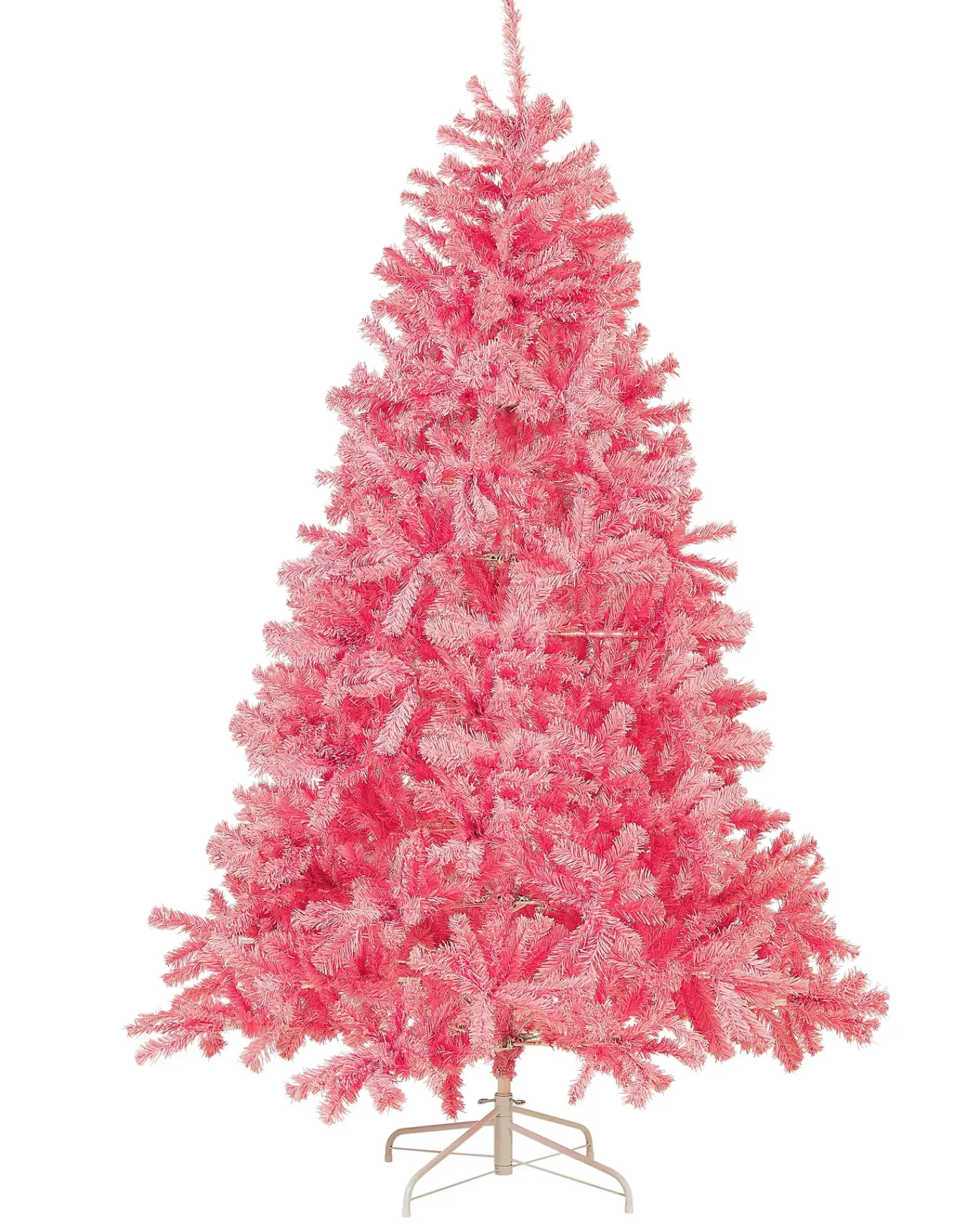 Clearance Beliani Albero di Natale artificiale FARNHAM Rosa