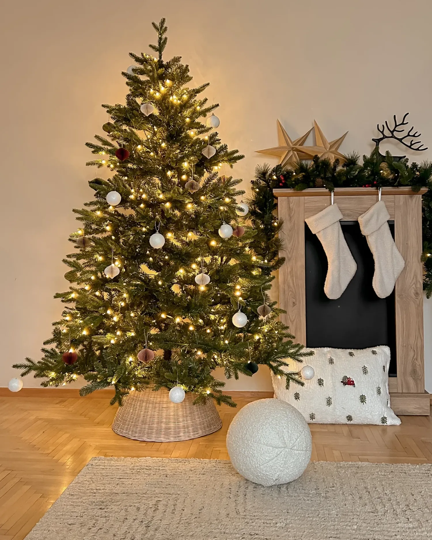 Online Beliani Albero di Natale artificiale LED FIDDLE Verde