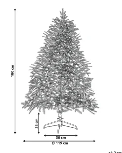 Online Beliani Albero di Natale artificiale LED FIDDLE Verde