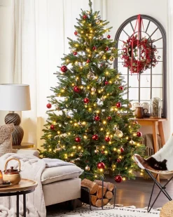 Best Beliani Albero di Natale artificiale LED FIDDLE Verde