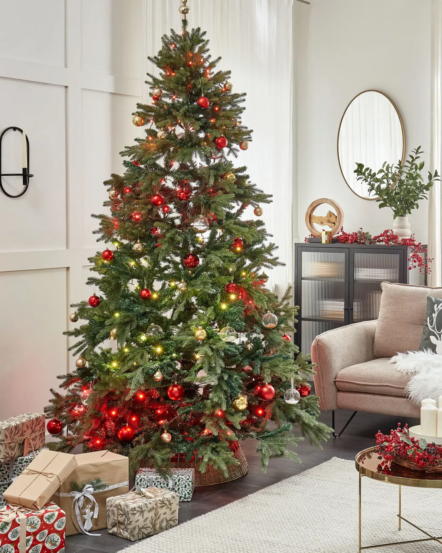New Beliani Albero di Natale artificiale HUXLEY Verde