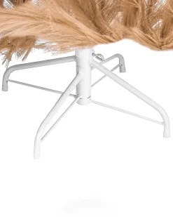 Online Beliani Albero di Natale artificiale TALBOT 180 cm Marrone chiaro Bianco Marrone