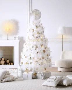 New Beliani Albero di Natale artificiale TALBOT 180 cm Bianco