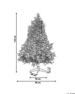 Best Beliani Albero di Natale pre illuminato LED TATLOW Verde Bianco Verde