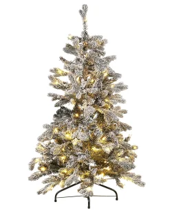 Best Beliani Albero di Natale pre illuminato LED TATLOW Verde Bianco Verde