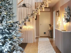 Best Beliani Albero natalizio innevato BASSIE Bianco Bianco Verde