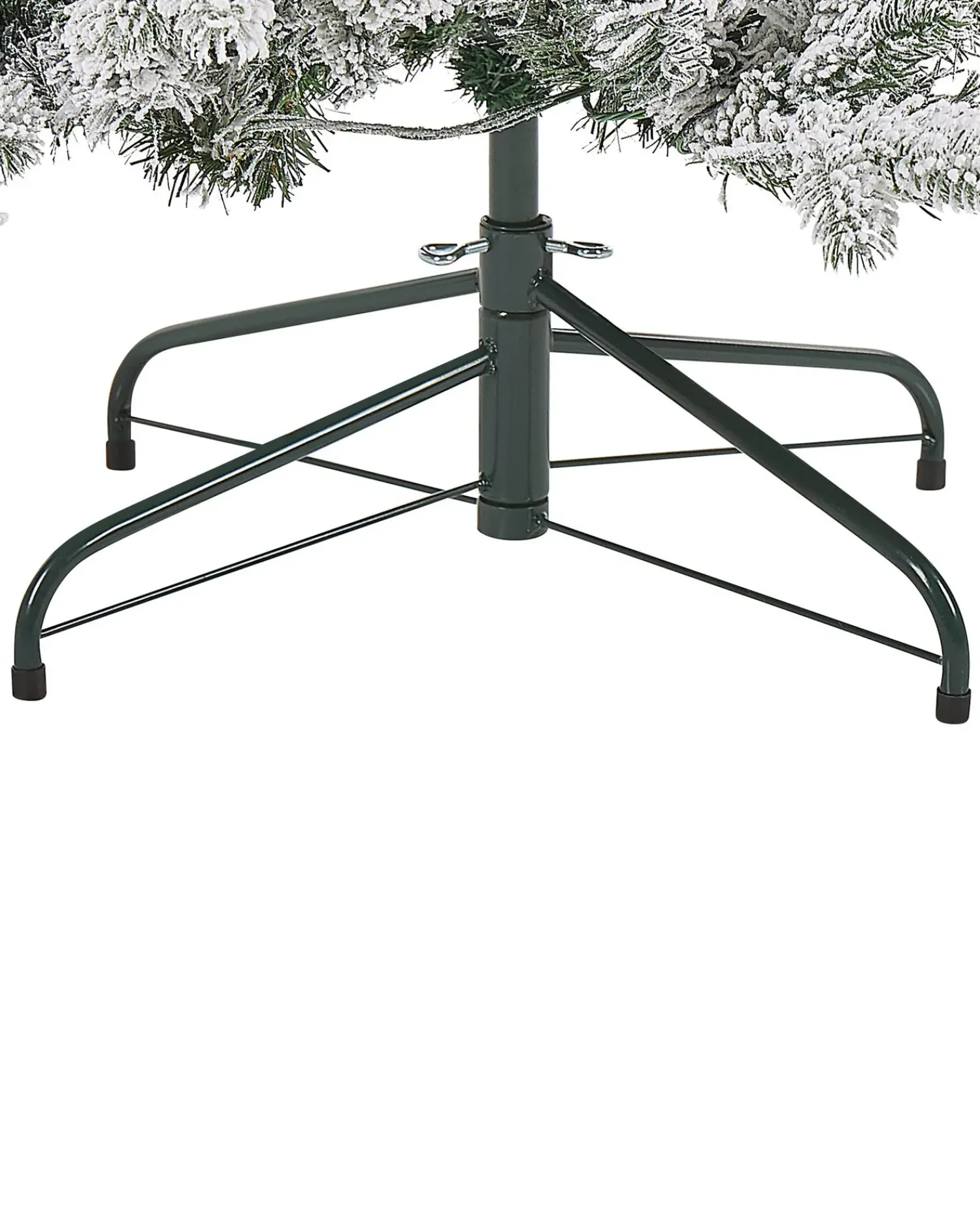 Discount Beliani Albero natalizio innevato LED TATLOW Verde Bianco Verde