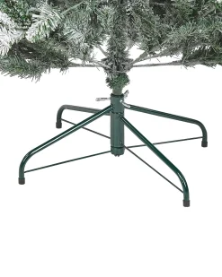 Discount Beliani Albero natalizio innevato LED MIETTE 180 cm Bianco Bianco Verde