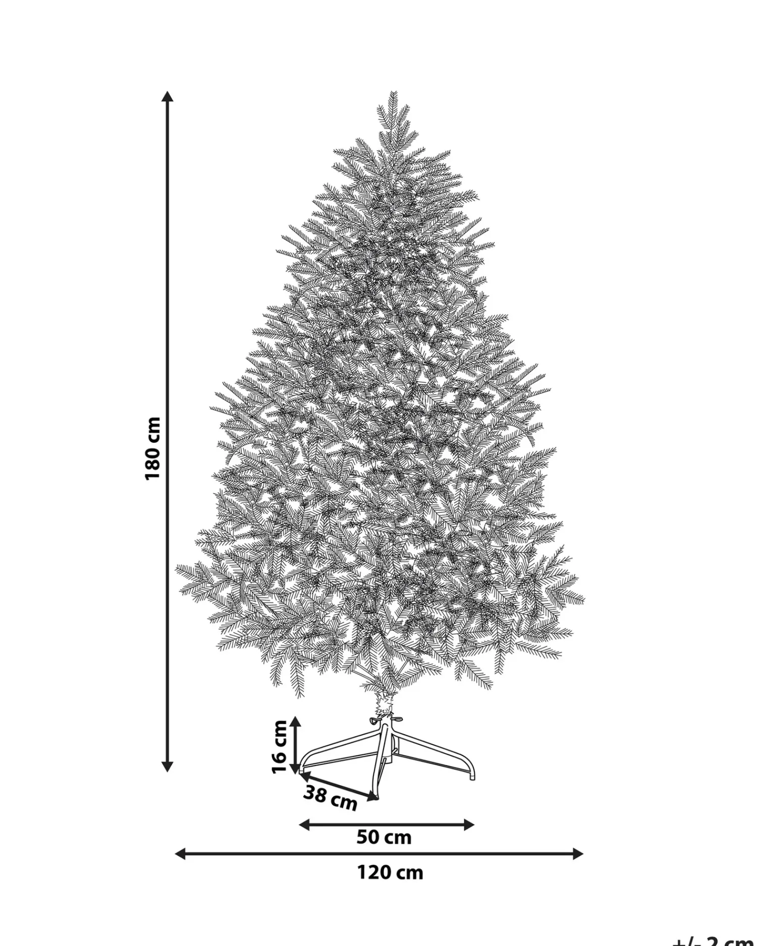 Outlet Beliani Albero natalizio innevato MASALA Bianco Bianco Verde